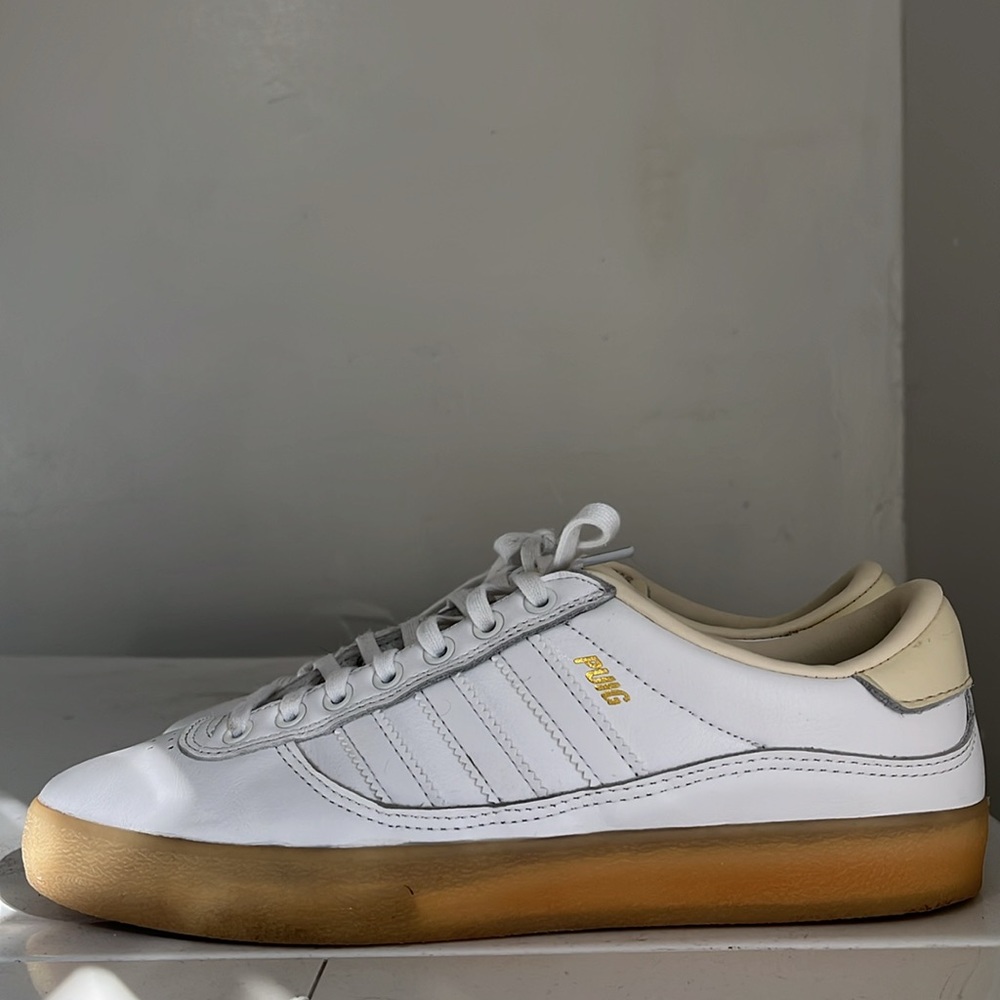 Adidas Puig Beige White Cream 7.5 - Picture 3 of 4